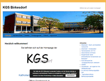 Tablet Screenshot of grundschule-birkesdorf.de